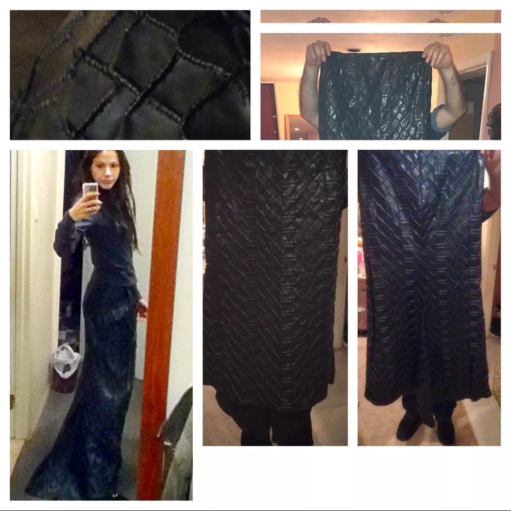 literally the rockiness faux leather skirt ever